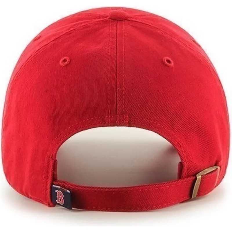 czapki-curva-czerwony-tasma-regulowana-boston-red-sox-mlb-47-brand
