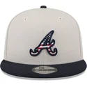 czapki-plana-bezowy-snapback-9fifty-4th-of-july-atlanta-braves-mlb-new-era