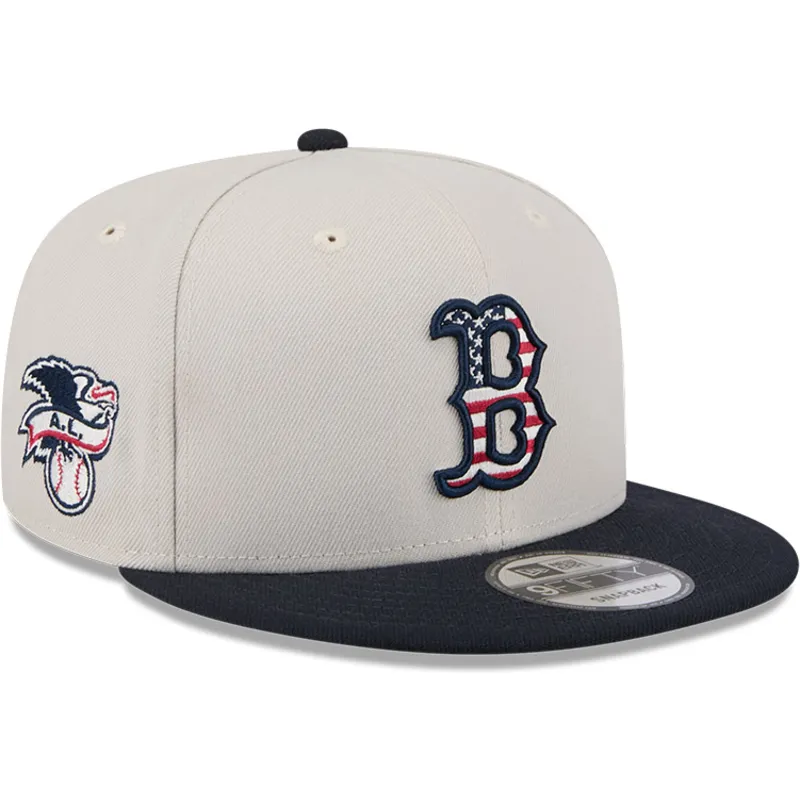 czapki-plana-bezowy-snapback-9fifty-4th-of-july-boston-red-sox-mlb-new-era