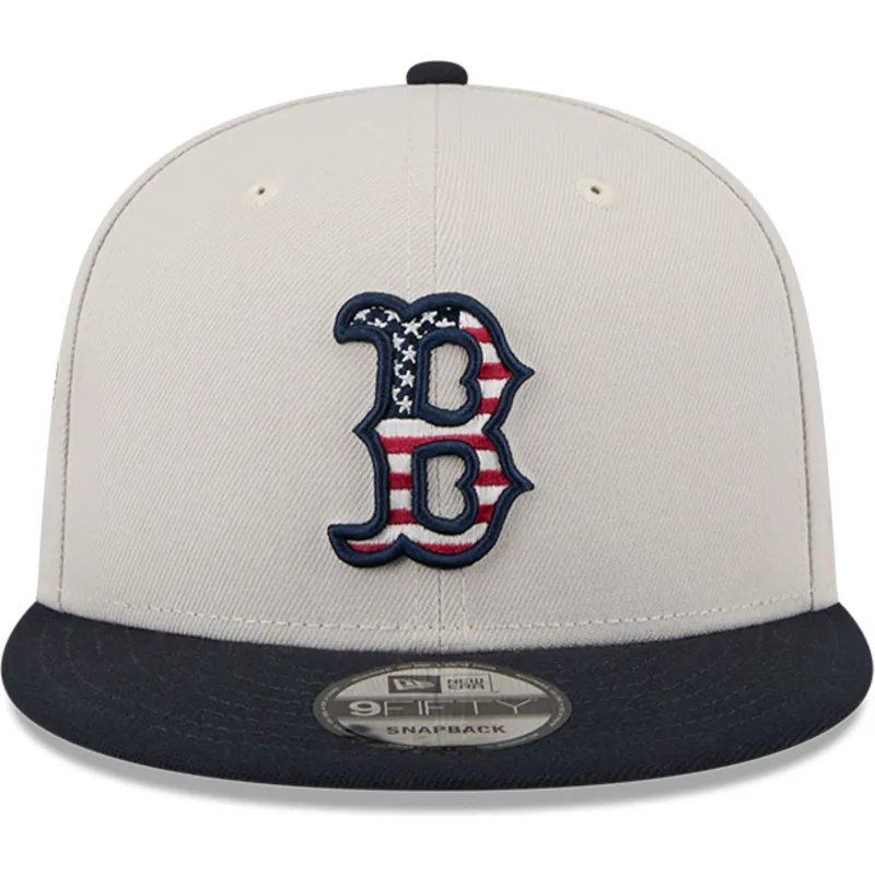 czapki-plana-bezowy-snapback-9fifty-4th-of-july-boston-red-sox-mlb-new-era