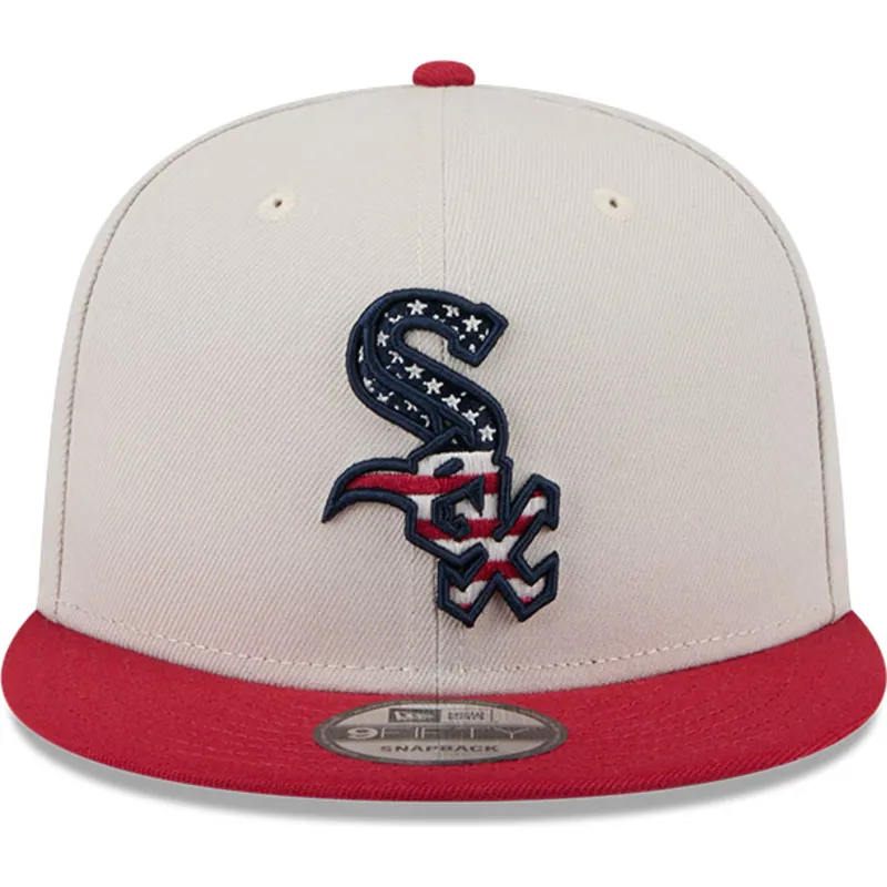 czapka-z-plaskim-daszkiem-bezowo-czerwona-snapback-9fifty-4th-of-july-chicago-white-sox-mlb-new-era
