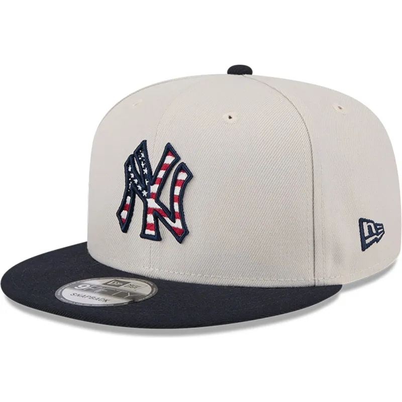 czapka-z-plaskim-daszkiem-bezowo-granatowa-snapback-9fifty-4th-of-july-new-york-yankees-mlb-new-era
