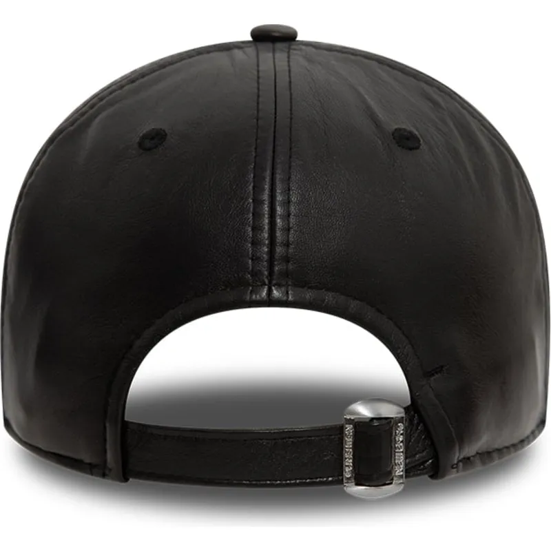 czapka-z-daszkiem-czarna-regulowana-9forty-leather-new-york-yankees-mlb-new-era