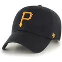 czarna-zakrzywiona-czapka-pittsburgh-pirates-mlb-clean-up-marki-47-brand