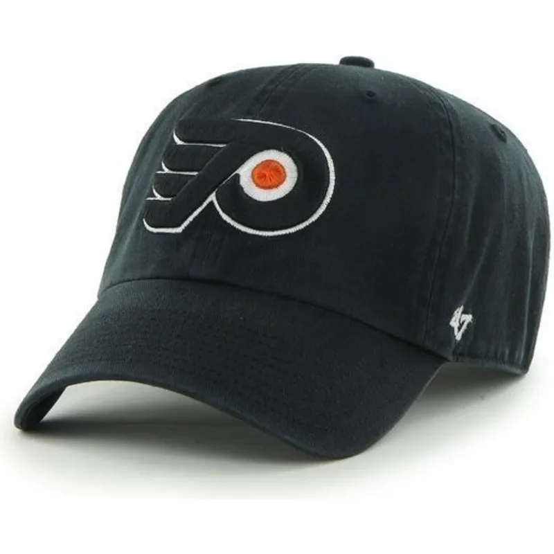 czapki-curva-czarny-tasma-regulowana-philadelphia-flyers-nhl-47-brand