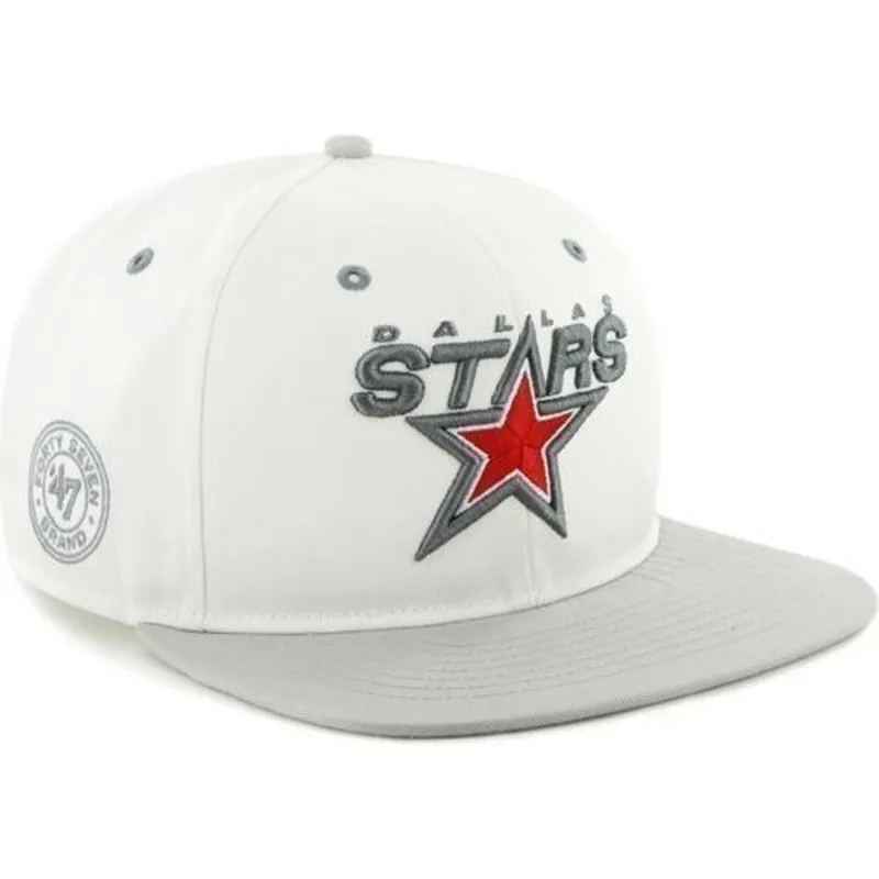 czapki-plana-bialy-snapback-dallas-stars-nhl-47-brand