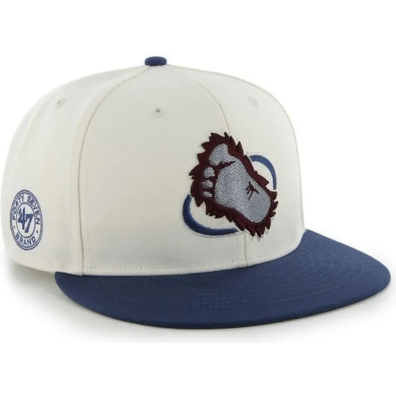 czapki-plana-bialy-snapback-colorado-avalanche-nhl-47-brand