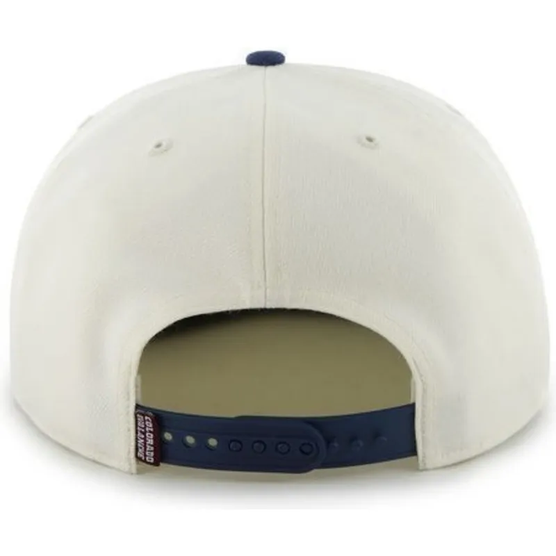 czapki-plana-bialy-snapback-colorado-avalanche-nhl-47-brand