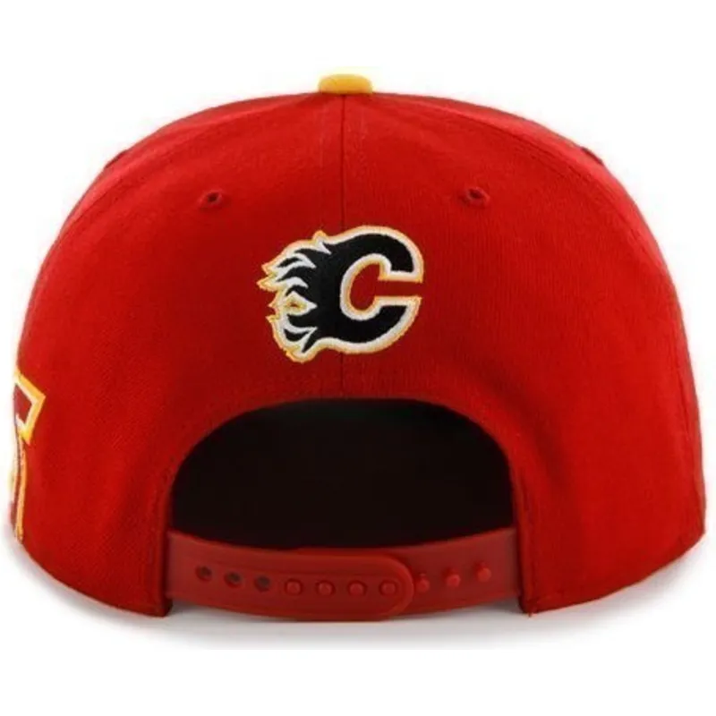 czapki-plana-czerwony-snapback-de-letras-calgary-flames-nhl-47-brand czapki-plana-czerwony-snapback-de-letras-calgary-flames-nhl-47-brand