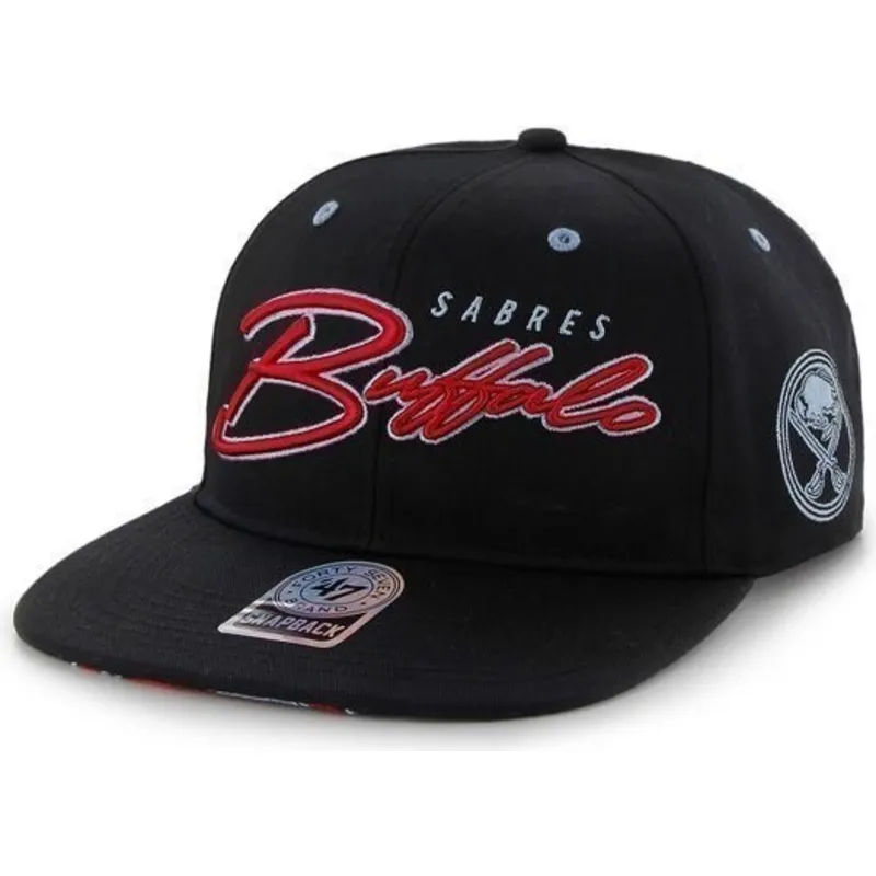 czapki-plana-czarny-snapback-de-letras-buffalo-sabres-nhl-47-brand czapki-plana-czarny-snapback-de-letras-buffalo-sabres-nhl-47-brand