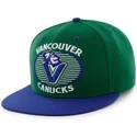 czapki-plana-zielony-snapback-vancouver-canucks-nhl-47-brand