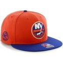 plaska-czapka-pomaranczowa-i-niebieska-snapback-new-york-islanders-nhl-47-brand