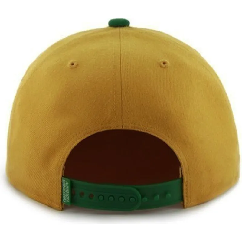 czapki-plana-zolty-snapback-minnesota-north-stars-nhl-47-brand
