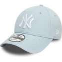 regulowana-jasnoniebieska-czapka-z-zakrzywionym-daszkiem-9forty-league-essential-new-york-yankees-mlb-od-new-era