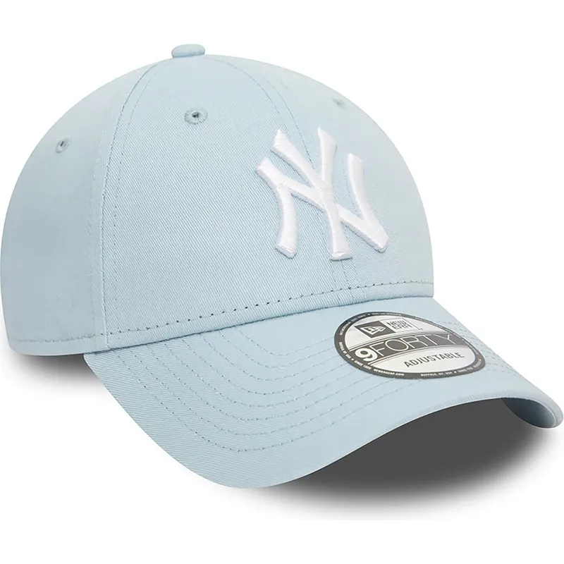 regulowana-jasnoniebieska-czapka-z-zakrzywionym-daszkiem-9forty-league-essential-new-york-yankees-mlb-od-new-era