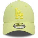 zielona-jasna-regulowana-czapka-z-daszkiem-z-zielonym-logo-9forty-league-essential-los-angeles-dodgers-mlb-new-era