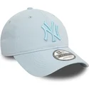 jasnoniebieska-regulowana-czapka-z-zakrzywionym-daszkiem-z-niebieskim-logo-9twenty-league-essential-new-york-yankees-mlb-od-new-