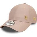 czapki-curva-bezowy-tasma-regulowana-dorado-9forty-flawless-new-york-yankees-mlb-new-era