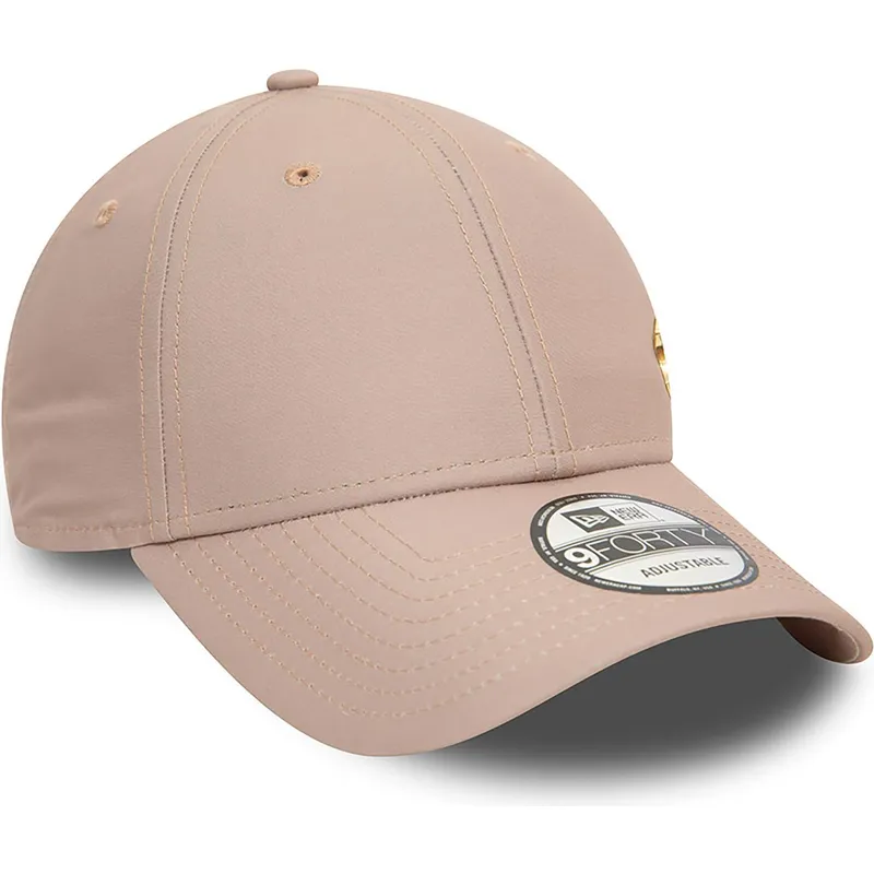 czapki-curva-bezowy-tasma-regulowana-dorado-9forty-flawless-new-york-yankees-mlb-new-era