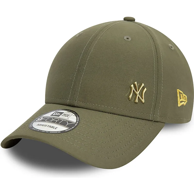 czapki-curva-zielony-tasma-regulowana-dorado-9forty-flawless-new-york-yankees-mlb-new-era