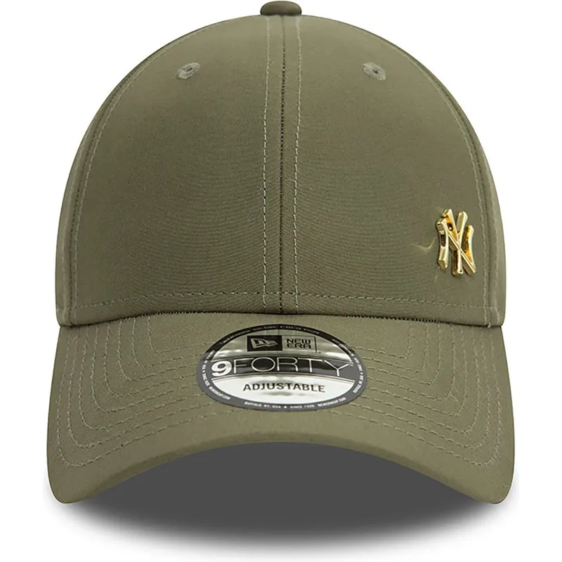 czapki-curva-zielony-tasma-regulowana-dorado-9forty-flawless-new-york-yankees-mlb-new-era