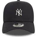 granatowa-czapka-trucker-a-frame-metallic-new-york-yankees-mlb-od-new-era