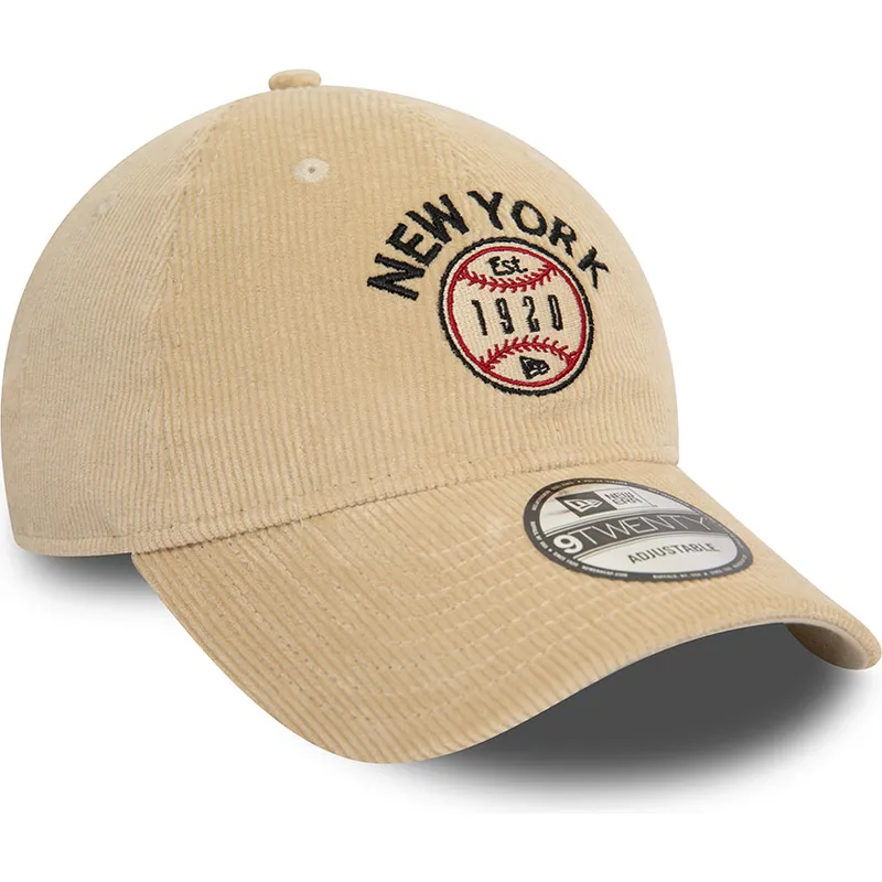 czapki-curva-bezowy-tasma-regulowana-the-empire-state-9twenty-cord-new-york-ciudades-y-playas-new-era
