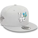 szara-czapka-snapback-9fifty-seasonal-flower-los-angeles-dodgers-mlb-od-new-era