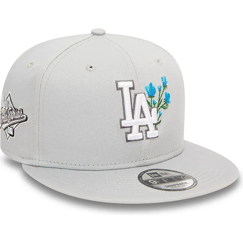 czapki-plana-szary-snapback-9fifty-seasonal-flower-los-angeles-dodgers-mlb-new-era