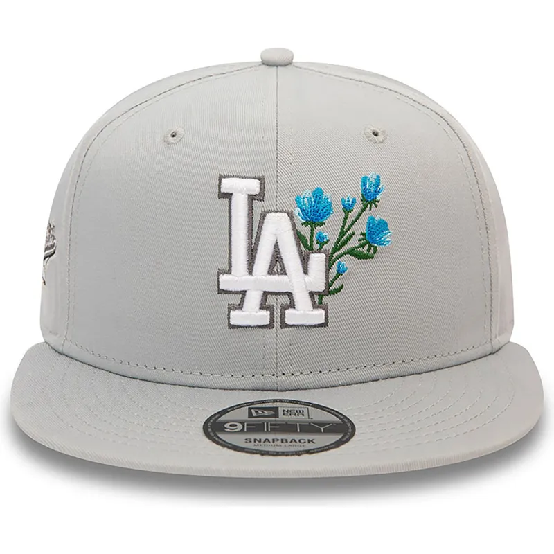 czapki-plana-szary-snapback-9fifty-seasonal-flower-los-angeles-dodgers-mlb-new-era