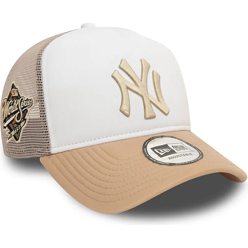 czapki-curva-bezowy-snapback-a-frame-frame-world-series-new-york-yankees-mlb-new-era