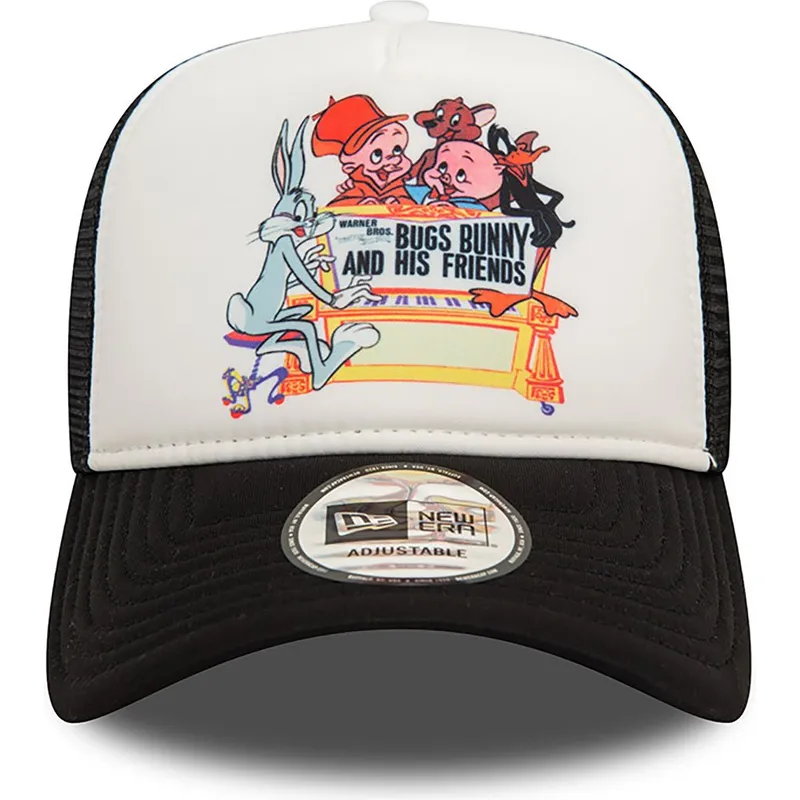 czapki-curva-czarny-snapback-bugs-bunny-and-his-friends-a-frame-looney-tunes-new-era