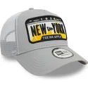 czapki-curva-szary-snapback-a-frame-license-plate-new-york-ciudades-y-playas-new-era