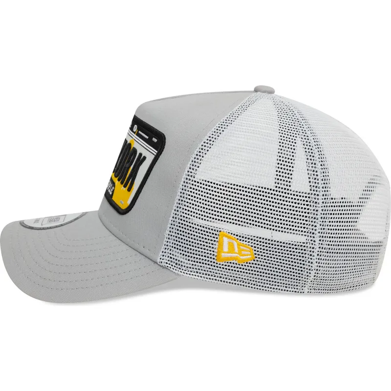 czapki-curva-szary-snapback-a-frame-license-plate-new-york-ciudades-y-playas-new-era