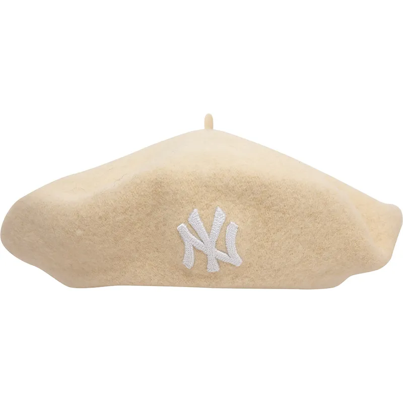 bezowy-beret-damski-wool-beret-new-york-yankees-mlb-new-era