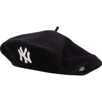 Czarna damska wełniana beretka New York Yankees MLB od New Era