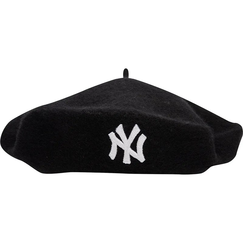 czarny-beret-damski-wool-beret-new-york-yankees-mlb-new-era