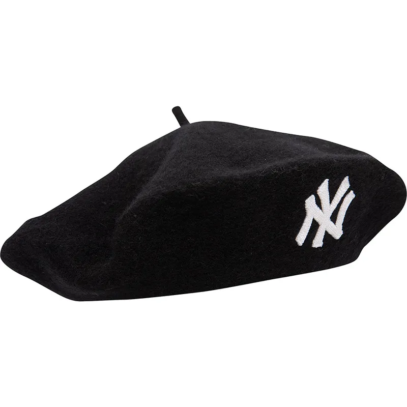 czarny-beret-damski-wool-beret-new-york-yankees-mlb-new-era