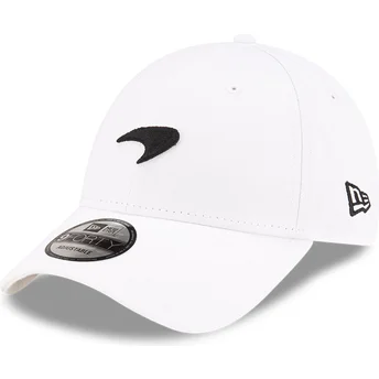 New Era Curved Brim 9FORTY Seasonal McLaren Racing Formula 1 White Adjustable Cap