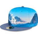 czapki-plana-niebieski-dopasowany-59fifty-photoreal-los-angeles-dodgers-mlb-new-era