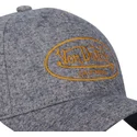 von-dutch-curved-brim-jea02-grey-snapback-cap