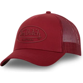 Czerwona czapka trucker LOG05 od Von Dutch