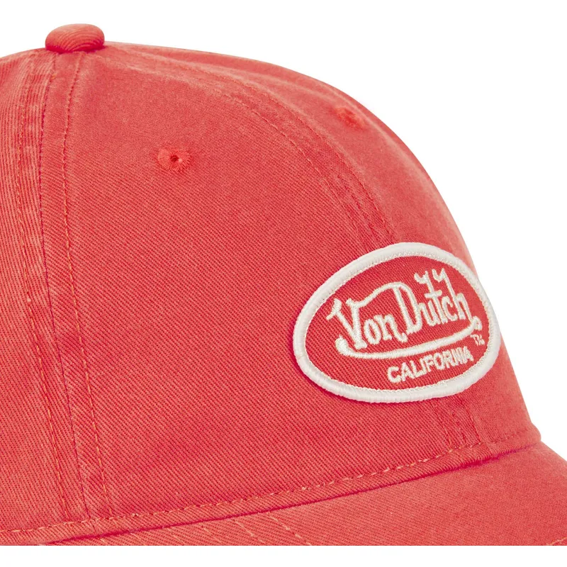 czapka-z-daszkiem-pomaranczowa-regulowana-log-fla-von-dutch