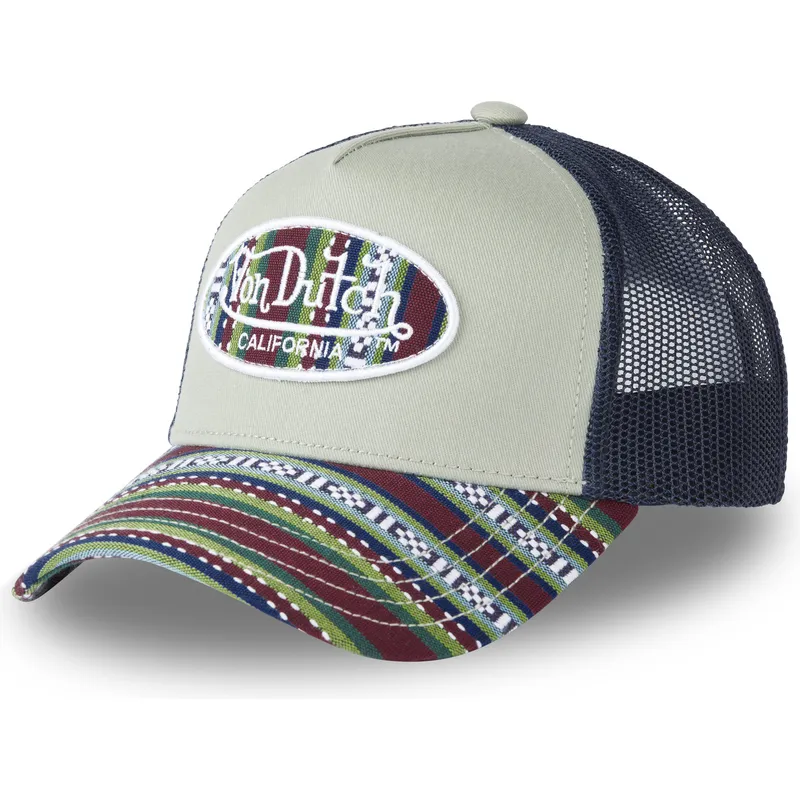 czapka-trucker-zielono-niebieska-eth04-von-dutch