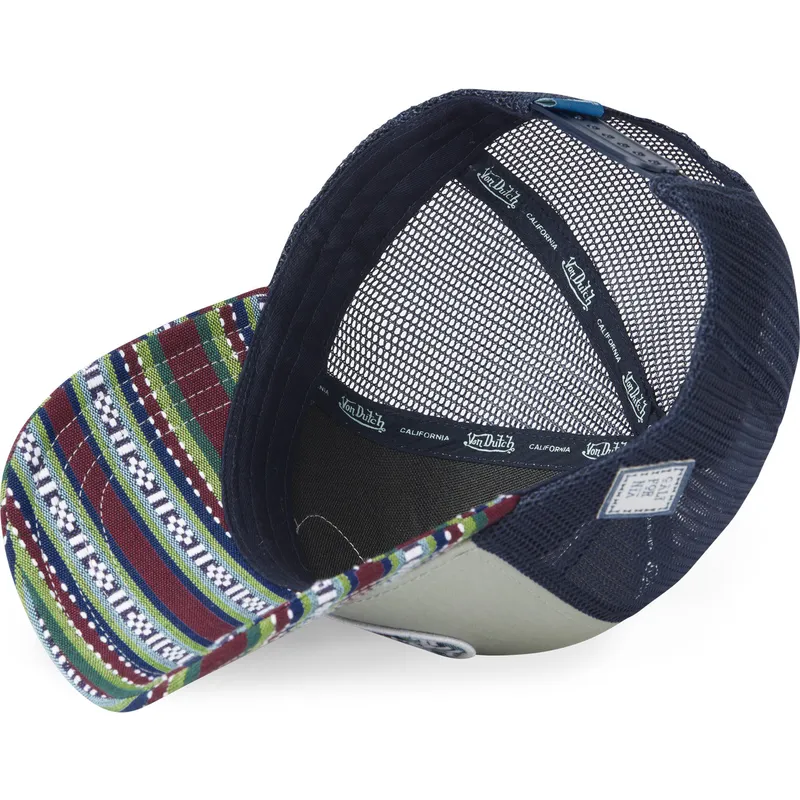 czapka-trucker-zielono-niebieska-eth04-von-dutch