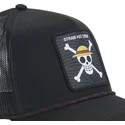 czarna-czapka-trucker-straw-hat-pirates-op4-sku-one-piece-od-capslab