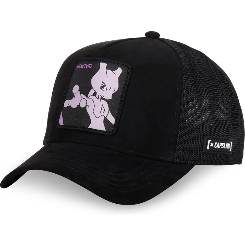 czapki-curva-czarny-snapback-mewtwo-pokemon-capslab czapki-curva-czarny-snapback-mewtwo-pokemon-capslab