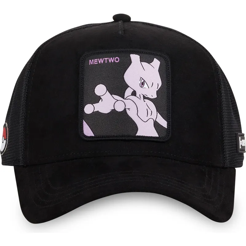 czapki-curva-czarny-snapback-mewtwo-pokemon-capslab czapki-curva-czarny-snapback-mewtwo-pokemon-capslab