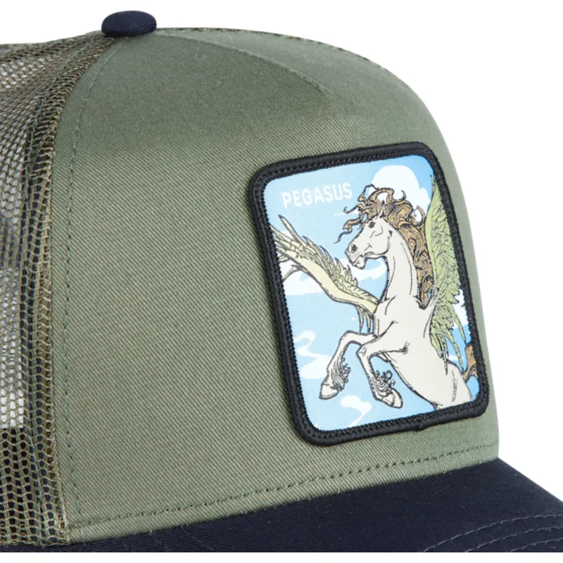 czapki-curva-zielony-snapback-pegasus-bestie-capslab