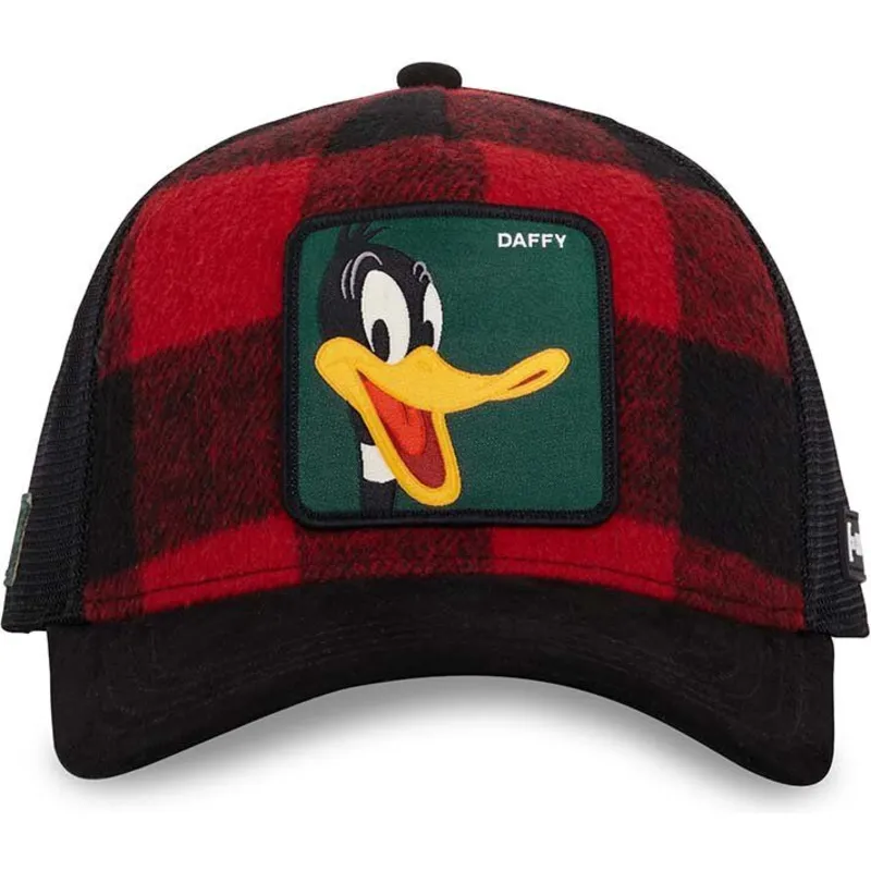 czapka-trucker-czerwono-czarna-kaczor-daffy-loo10-lum-looney-tunes-od-capslab